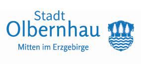 Das Text-Logo der Stadt Olbernhau